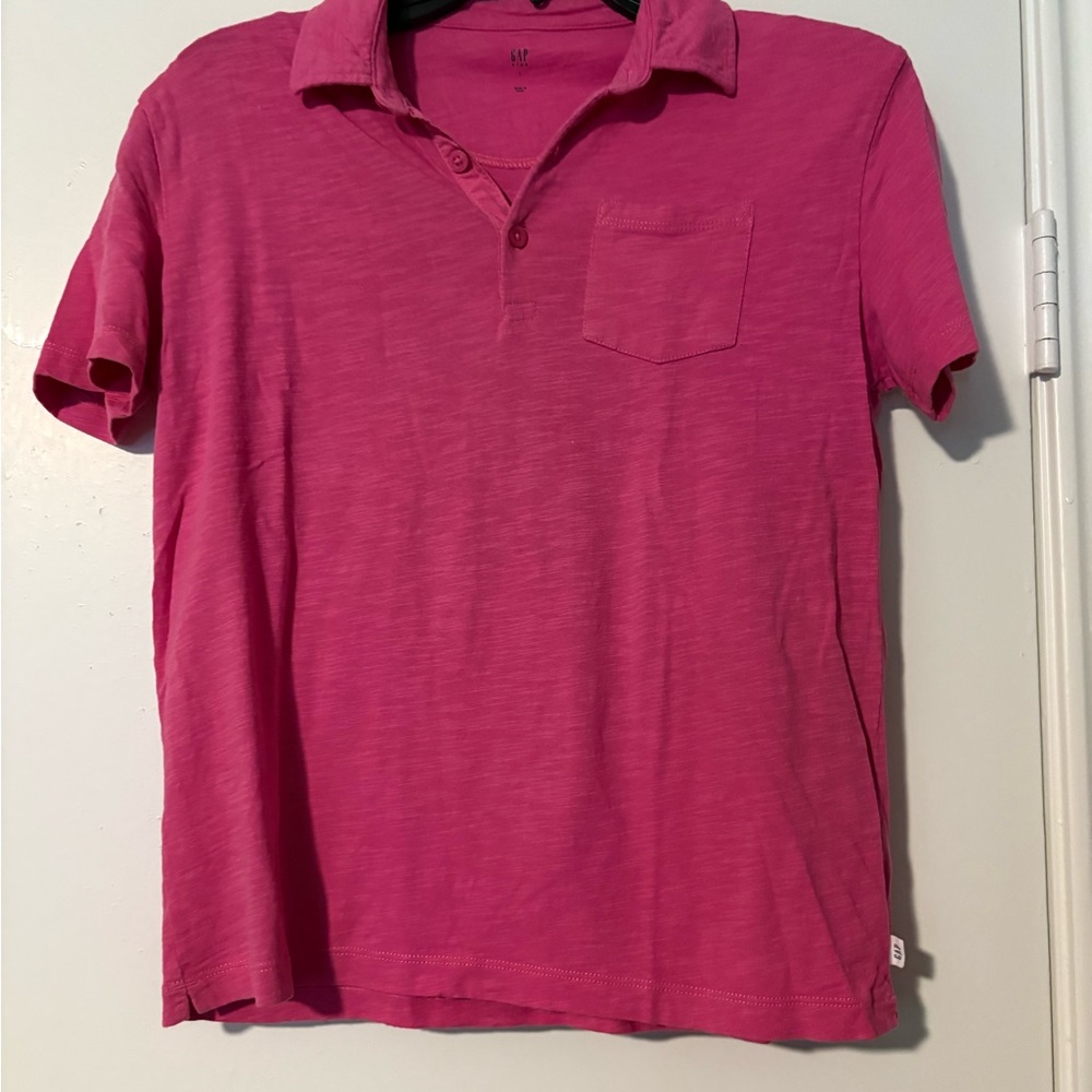 GAP Kid’s Pink Polo Shirt Size L